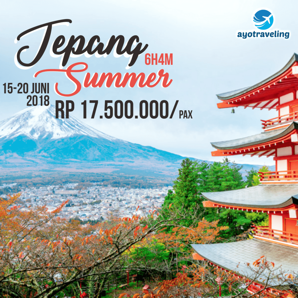 Paket Liburan Lebaran Jepang “Summer” 15 Juni 20 Juni