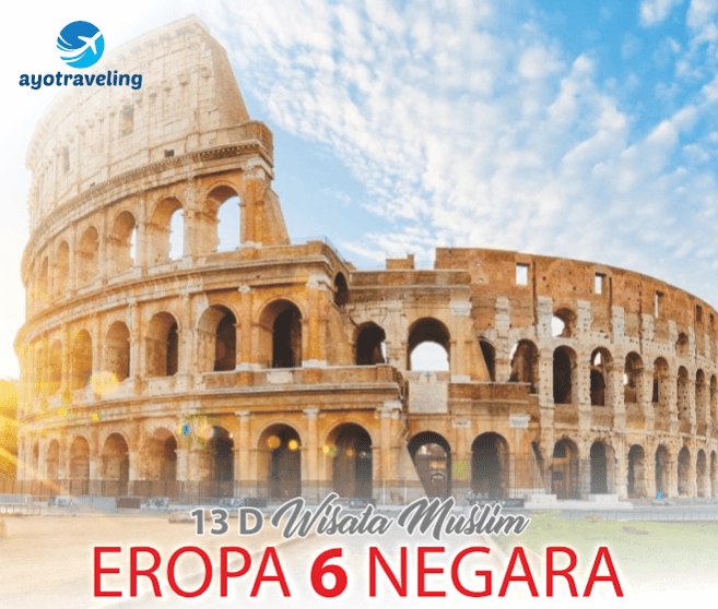 Paket Wisata 13 Hari Tour Muslim Eropa 6 Negara November, Desember 2018